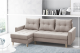 CORNER SOFA BED BRIAN 222x140cm universal - eurohomeware