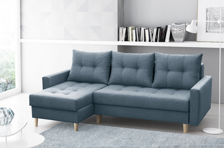 CORNER SOFA BED BRIAN 222x140cm universal - eurohomeware