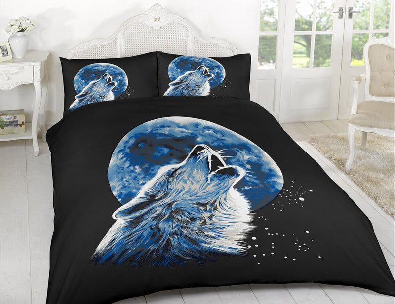 3D Effect Duvet Cover Quilt Bedding Set With Pillowcases Black and White Tiger SINGLE / DOUBLE / KING - eurohomeware