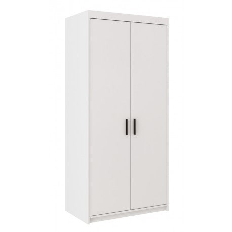 WARDROBE SELENA 2D 90CM WHITE