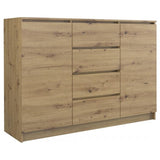 SIDEBOARD 2+4 120CM ARTISAN OAK