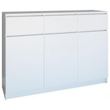 SIDEBOARD 3+3 WHITE 120CM