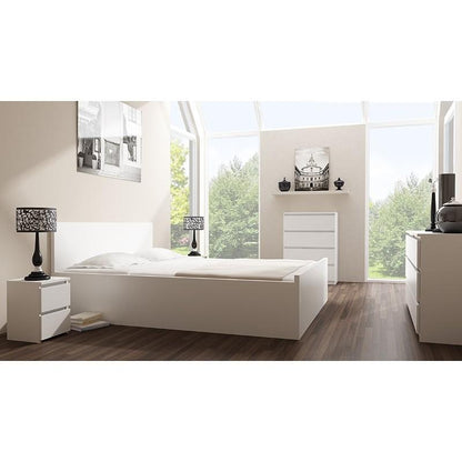 CHEST OF 5 DRAWS WHITE 70CM