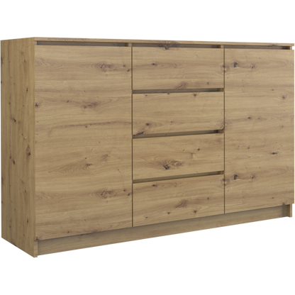 SIDEBOARD 2+4 ARTISAN OAK 140CM