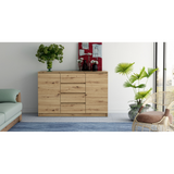 SIDEBOARD 2+4 ARTISAN OAK 140CM