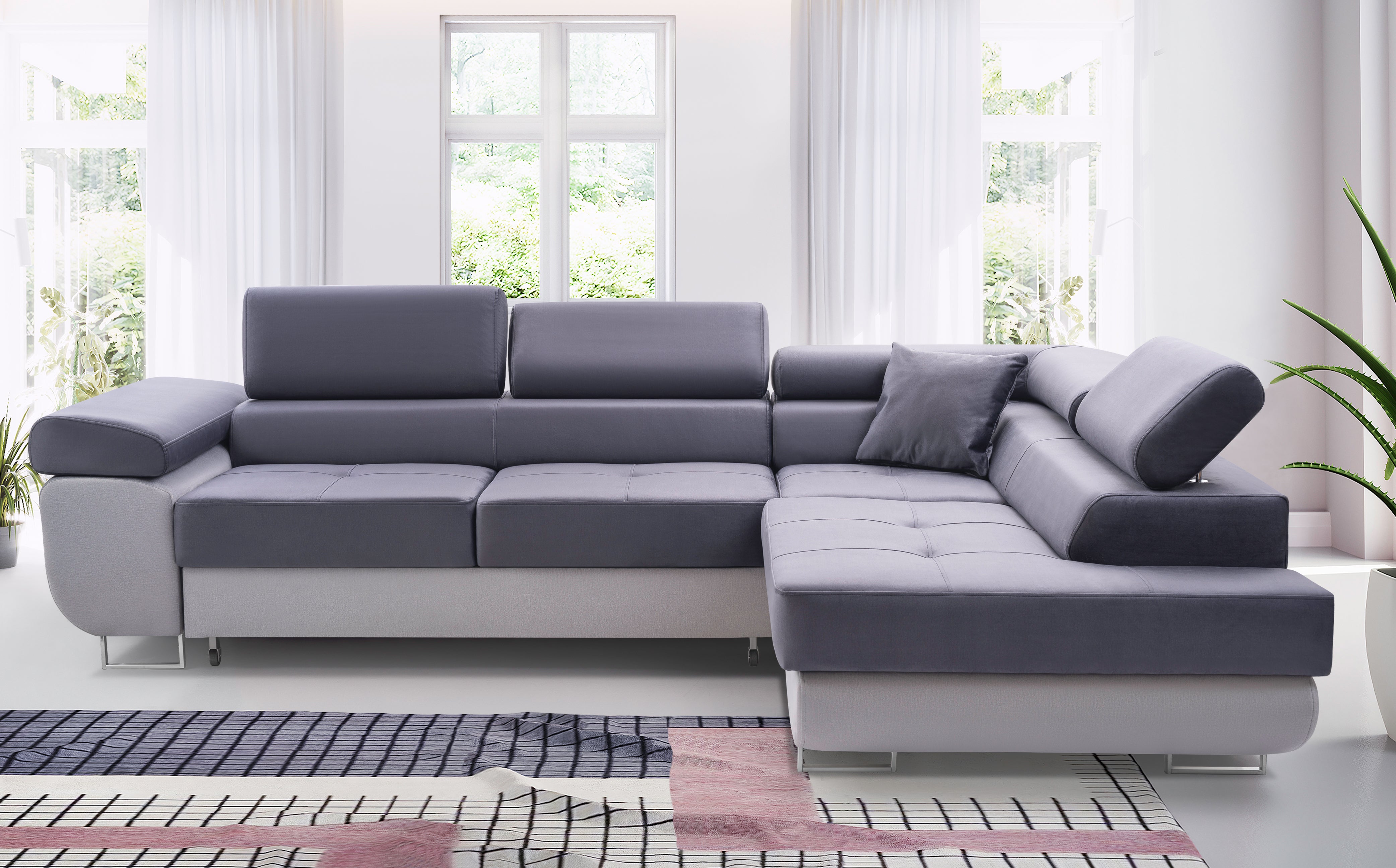 CORNER SOFA BED ASHLEY  II 273cm