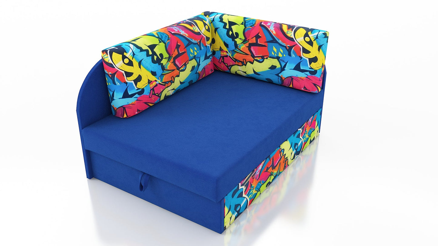 CORNER SOFA BED KUBUS Children room CHOICE OF COLORS