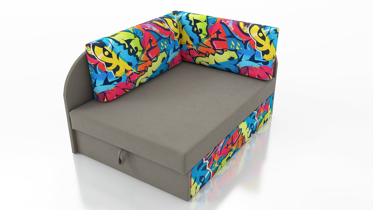 CORNER SOFA BED KUBUS Children room CHOICE OF COLORS