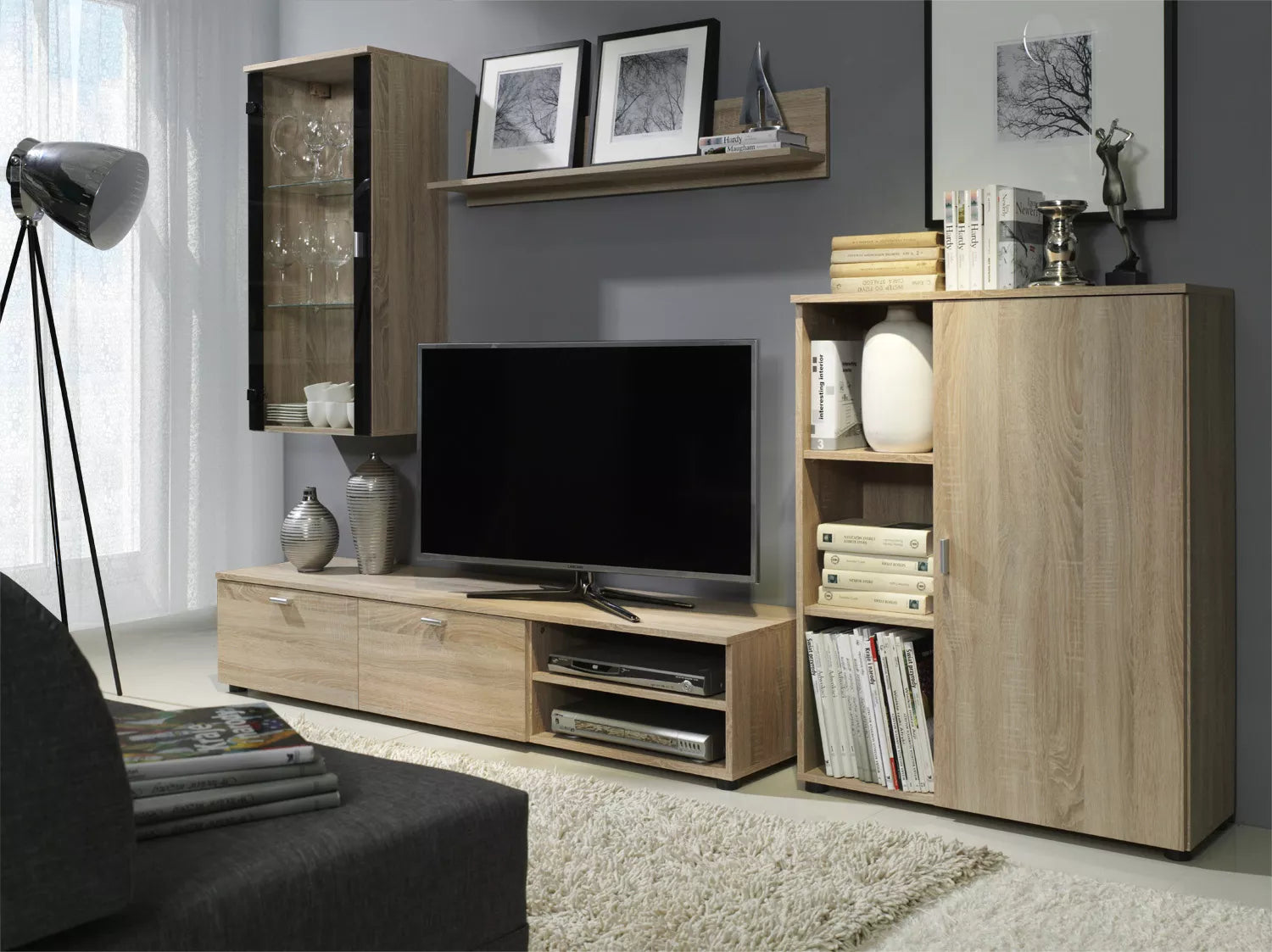 TV WALL UNIT DAMIAN SONOMA